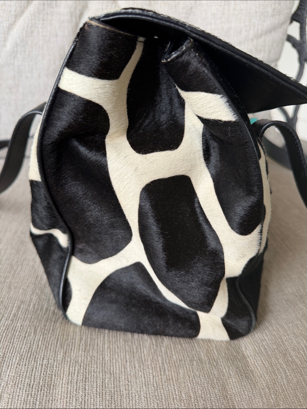 Tiffany & Co. Black and White Ponyhair Shoulder Bag - Picture 3 of 15